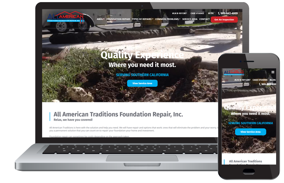 All American Traditions Foundation Repair Website