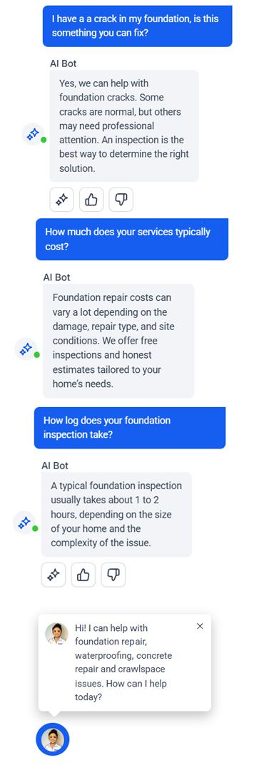 Chatbot text